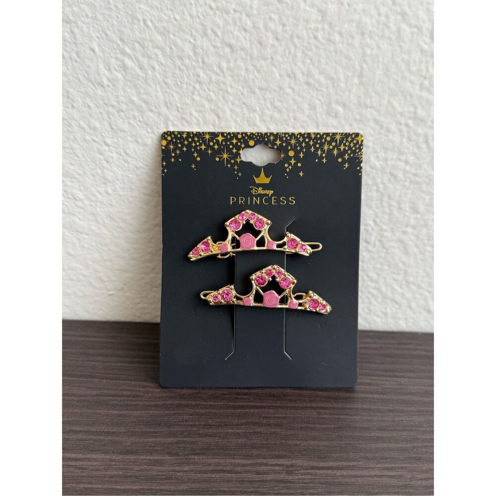Disney Sleeping Beauty Aurora Crown Barrette Set